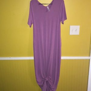 T-shirt dress! Very comfy!